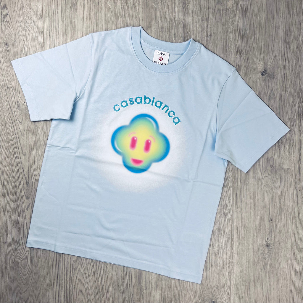 Casablanca 'Smiley' T-Shirt - Blue