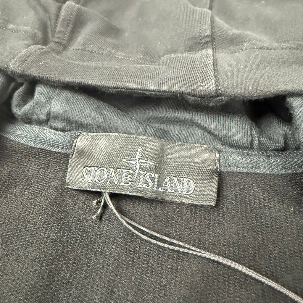 Stone Island Ghost Zip Hoodie - Black