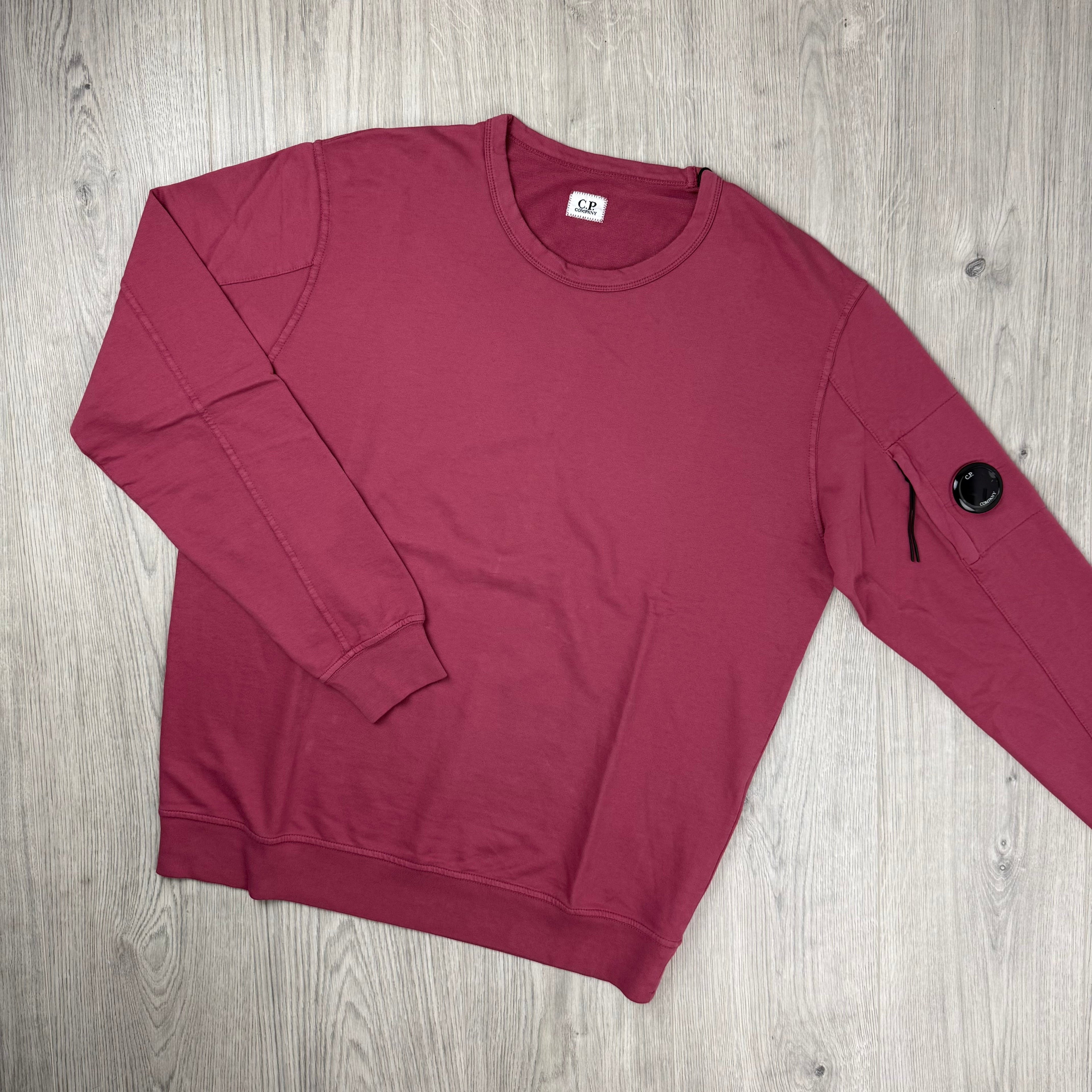 CP Company Light Fleece Sweatshirt - Red Bud
