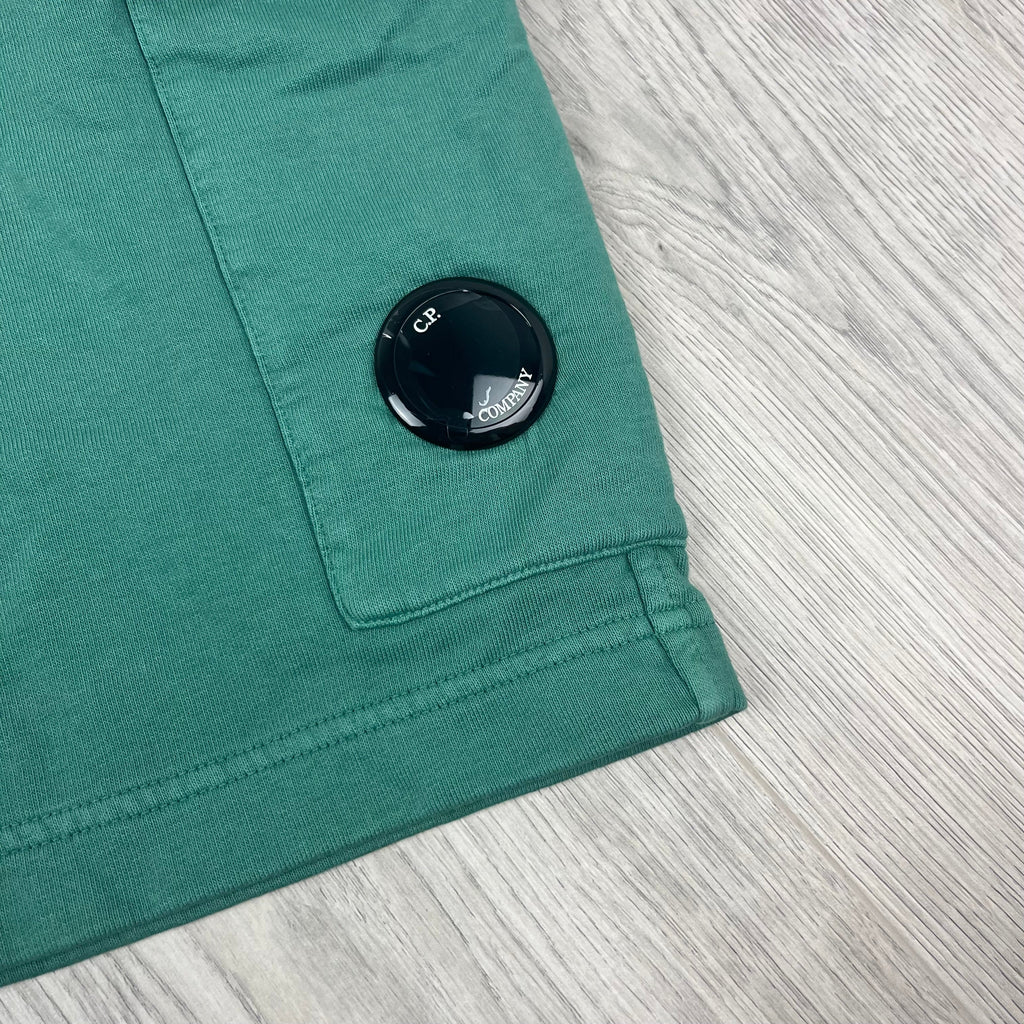CP Company Jersey Shorts - Frosted Spruce
