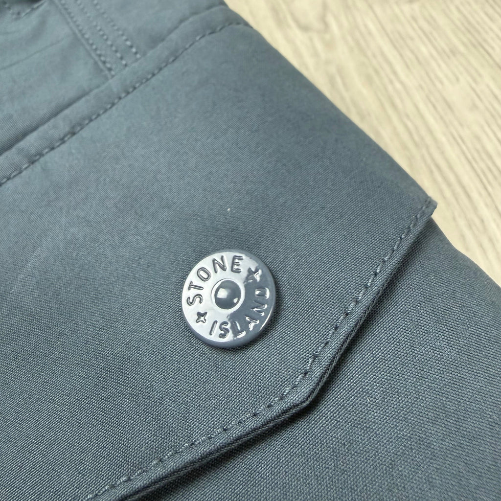 Stone Island Ghost Cargo Trousers - Slate Blue