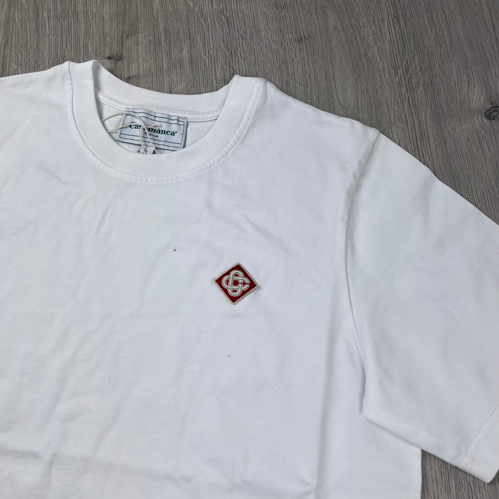 Casablanca 'Diamond Logo' T-Shirt - White