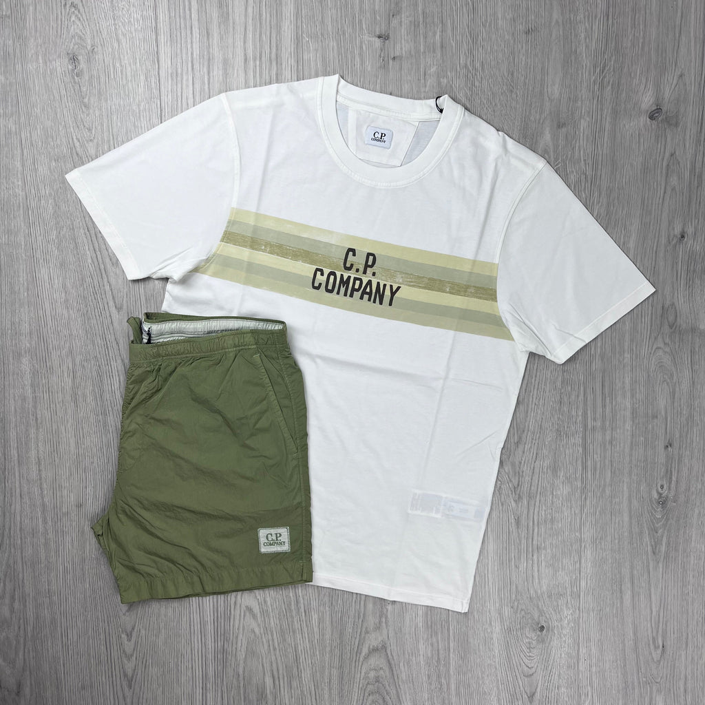 CP Company Holiday Set - White/Moss Gray