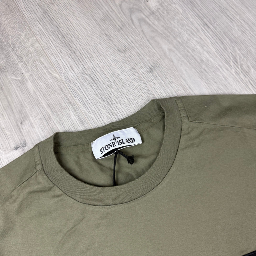Stone Island Patch T-Shirt - Military