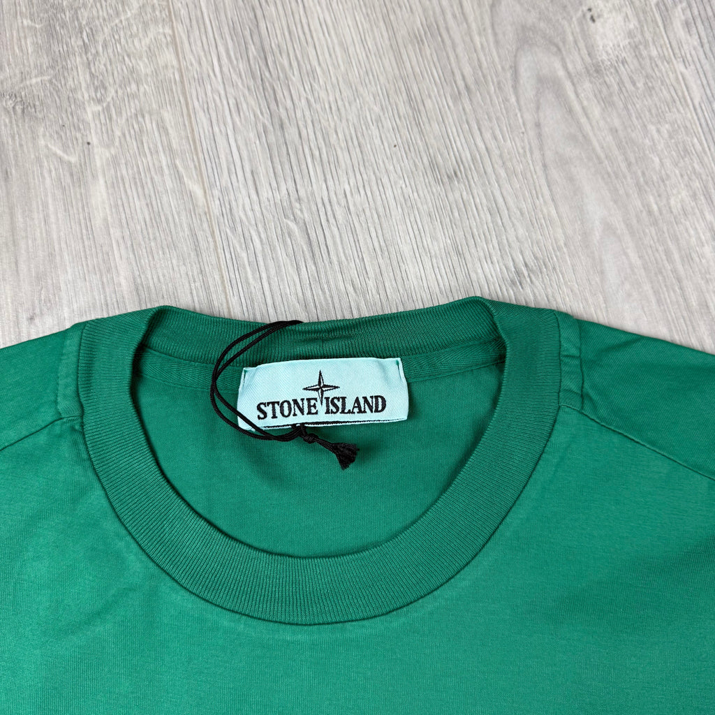 Stone Island Patch T-Shirt - Malachite
