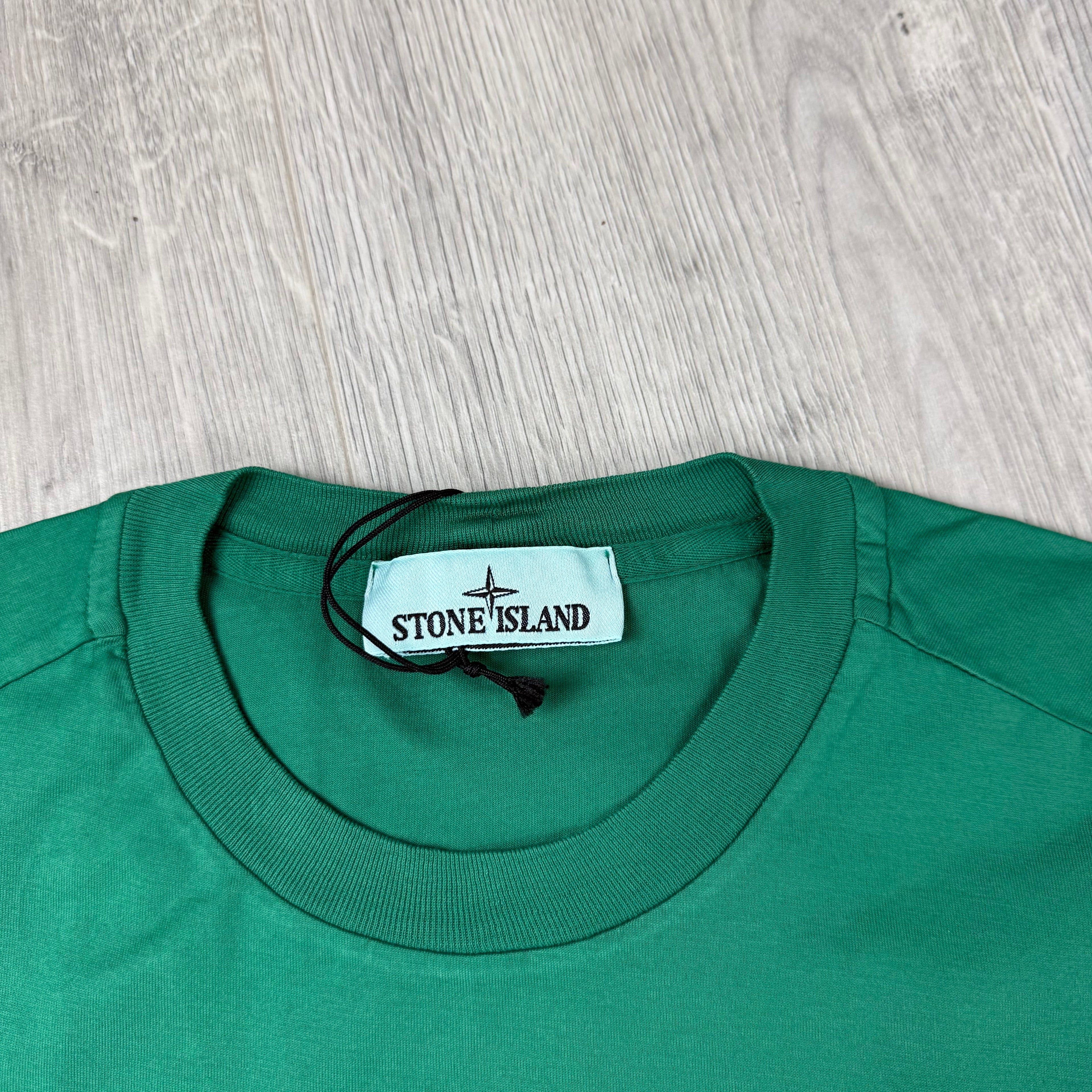 Stone Island Patch T-Shirt - Malachite