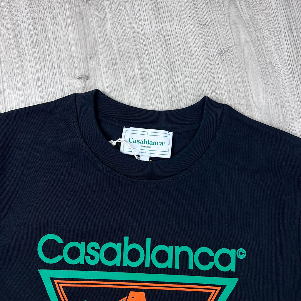 Casablanca 'Playful Eagle' T-Shirt - Black