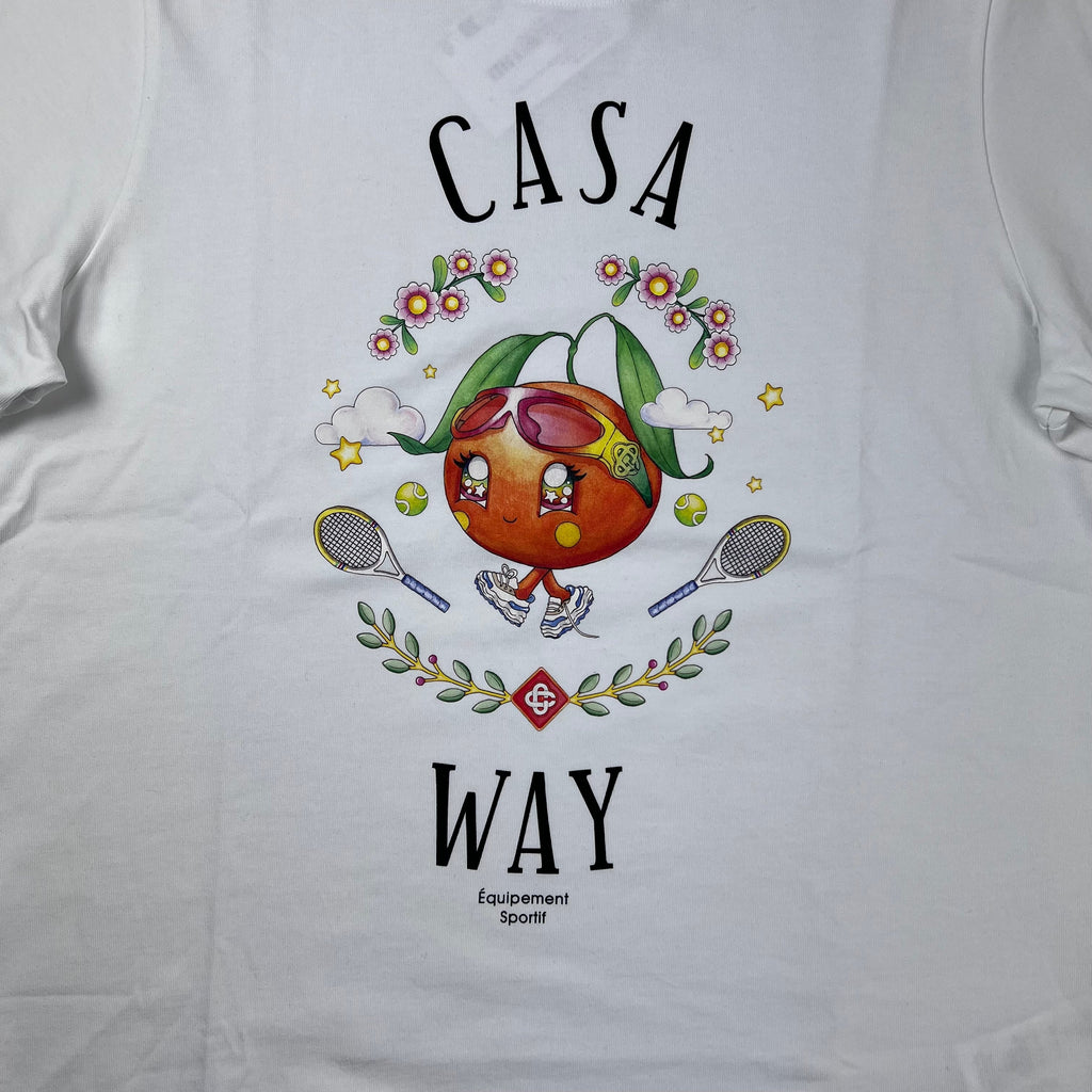 Casablanca 'Casa Way Mascot' T-Shirt - White