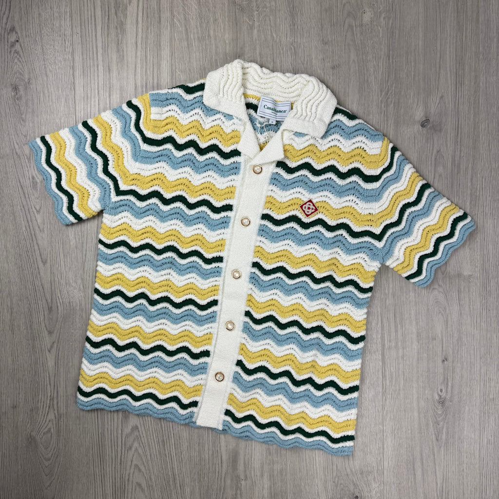 Casablanca 'Wavy' Boucle Shirt - Multicolour