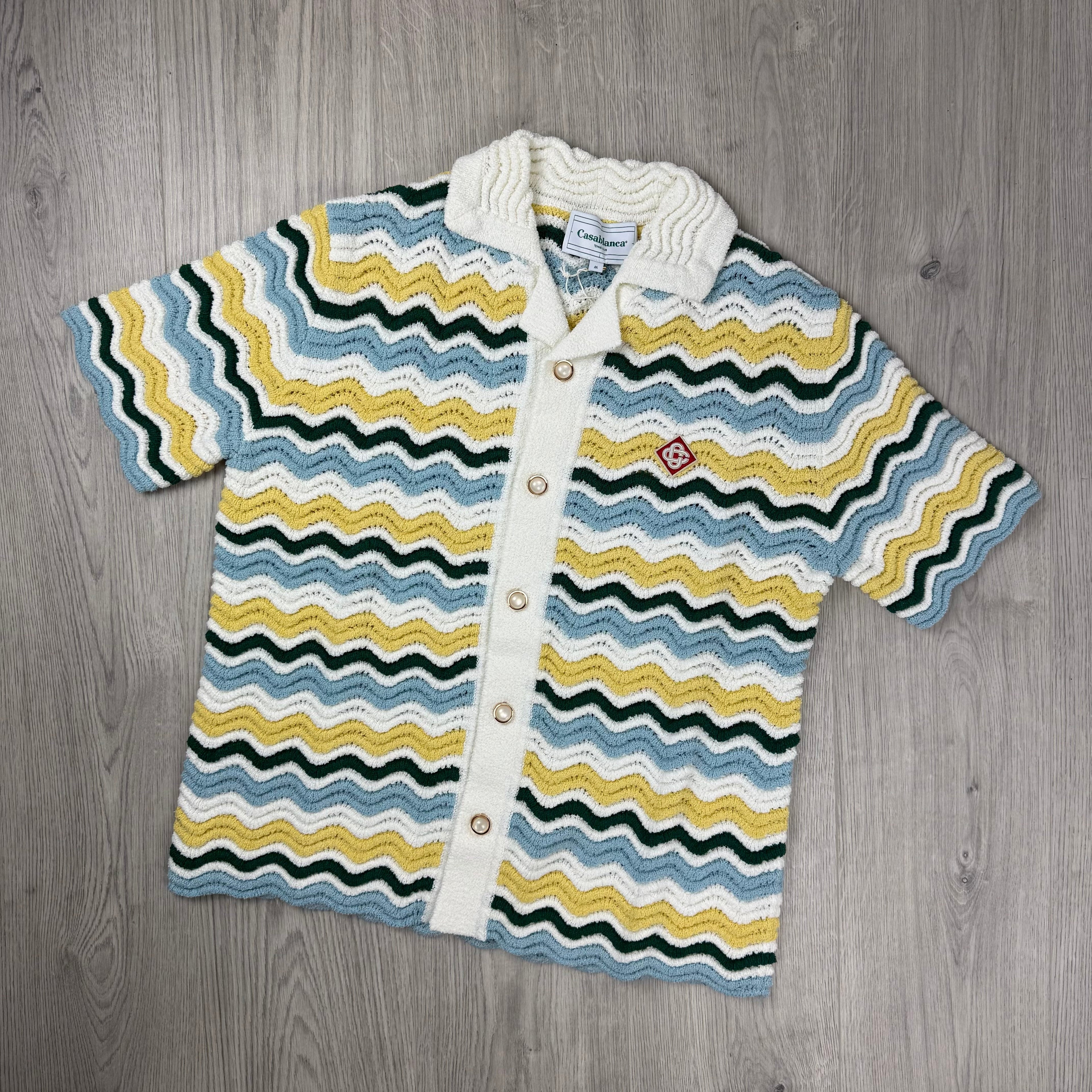 Casablanca 'Wavy' Boucle Shirt - Multicolour
