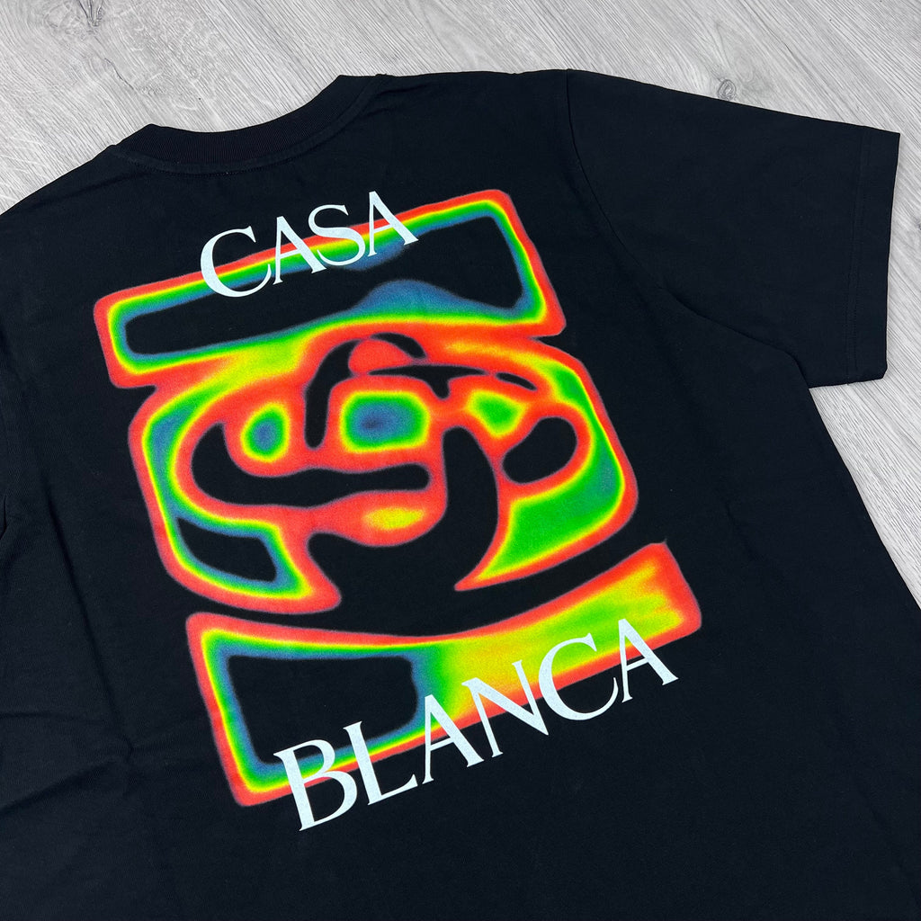 Casablanca 'Heat Map' T-Shirt - Black