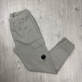CP Company Raised Fleece Sweatpants - Dove
