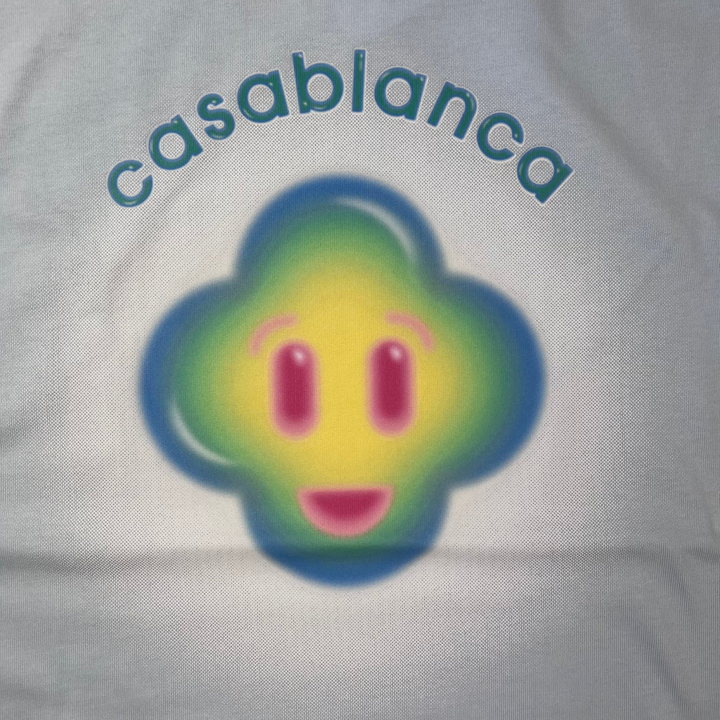 Casablanca 'Smiley' T-Shirt - Blue