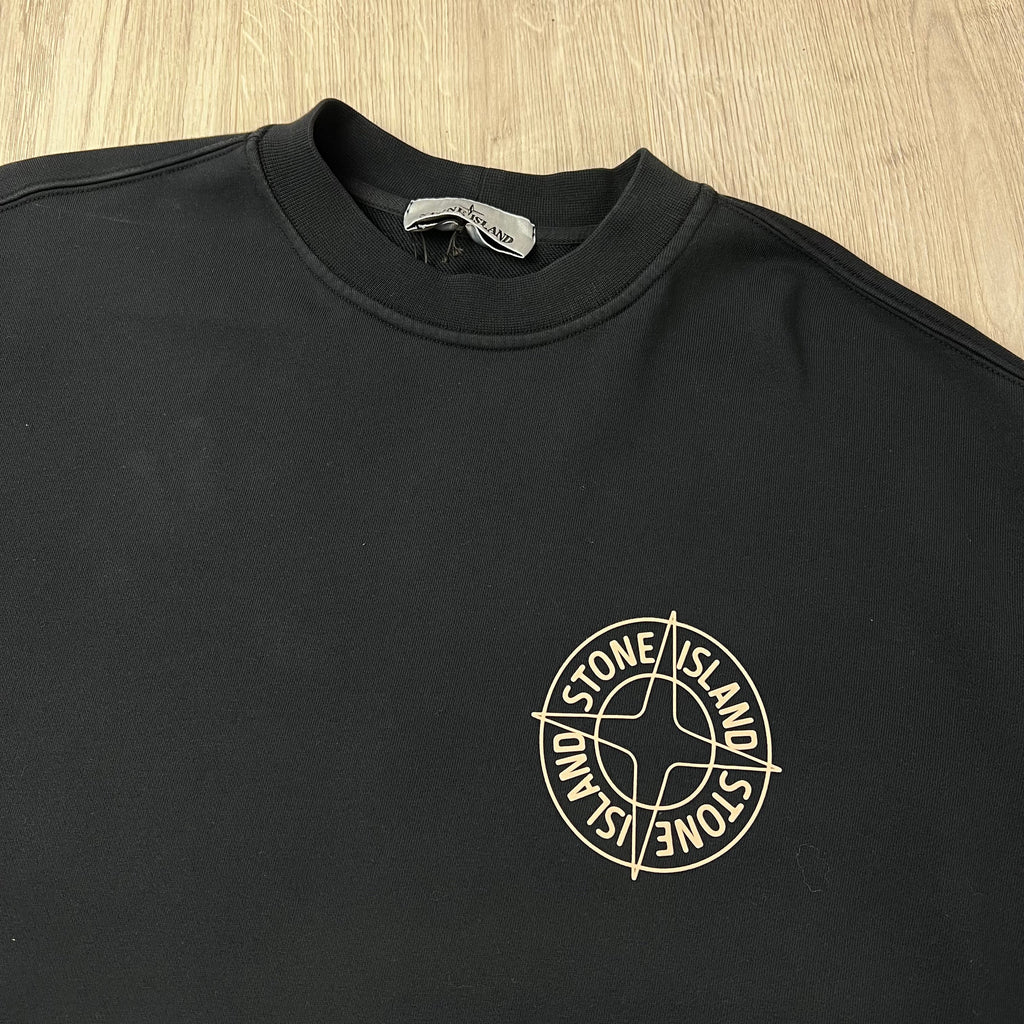 Stone Island Printed Sweatshirt - Navy