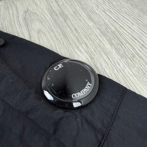 CP Company 'Flatt Nylon' Overshirt - Black