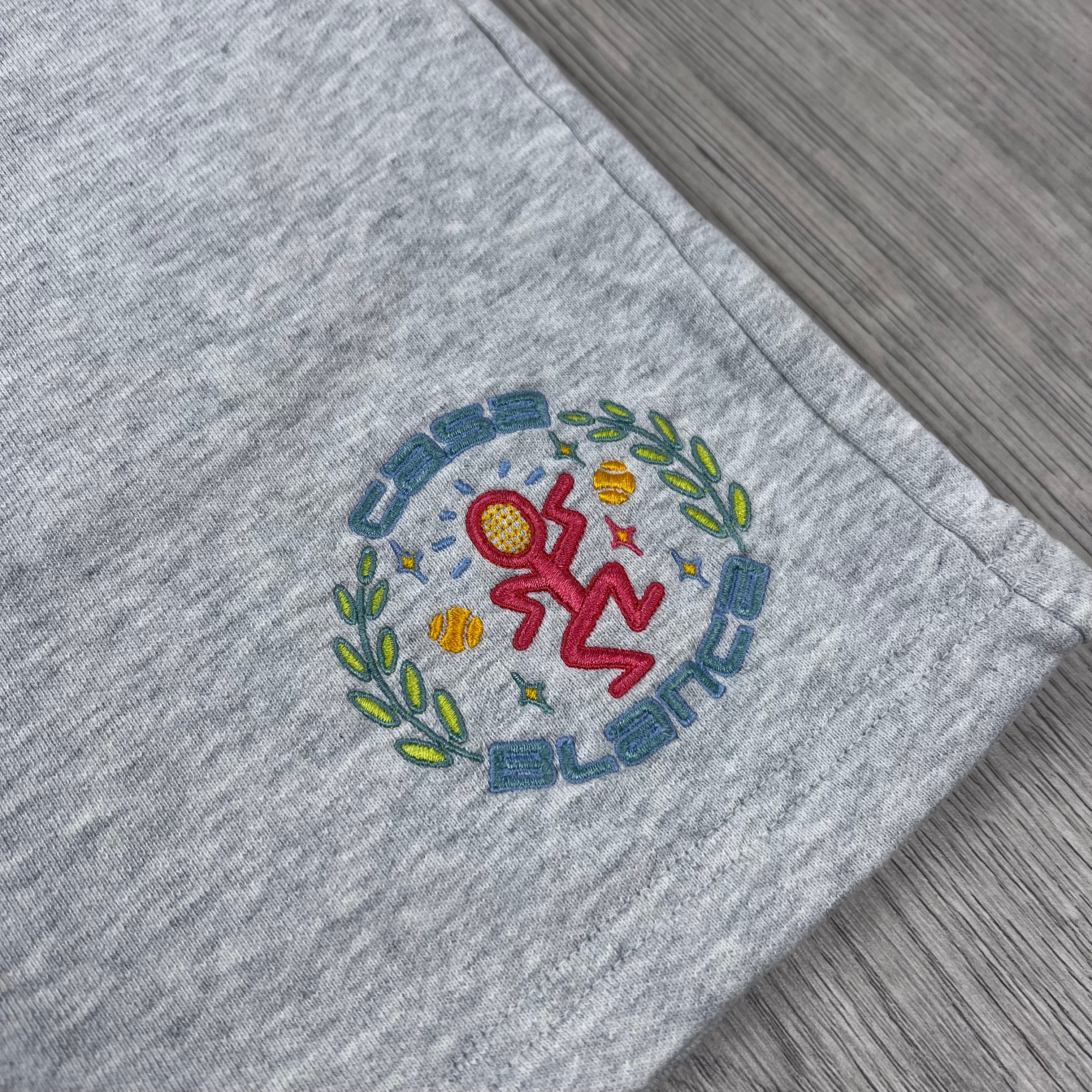 Casablanca 'Dance Joy' Jersey Shorts - Grey