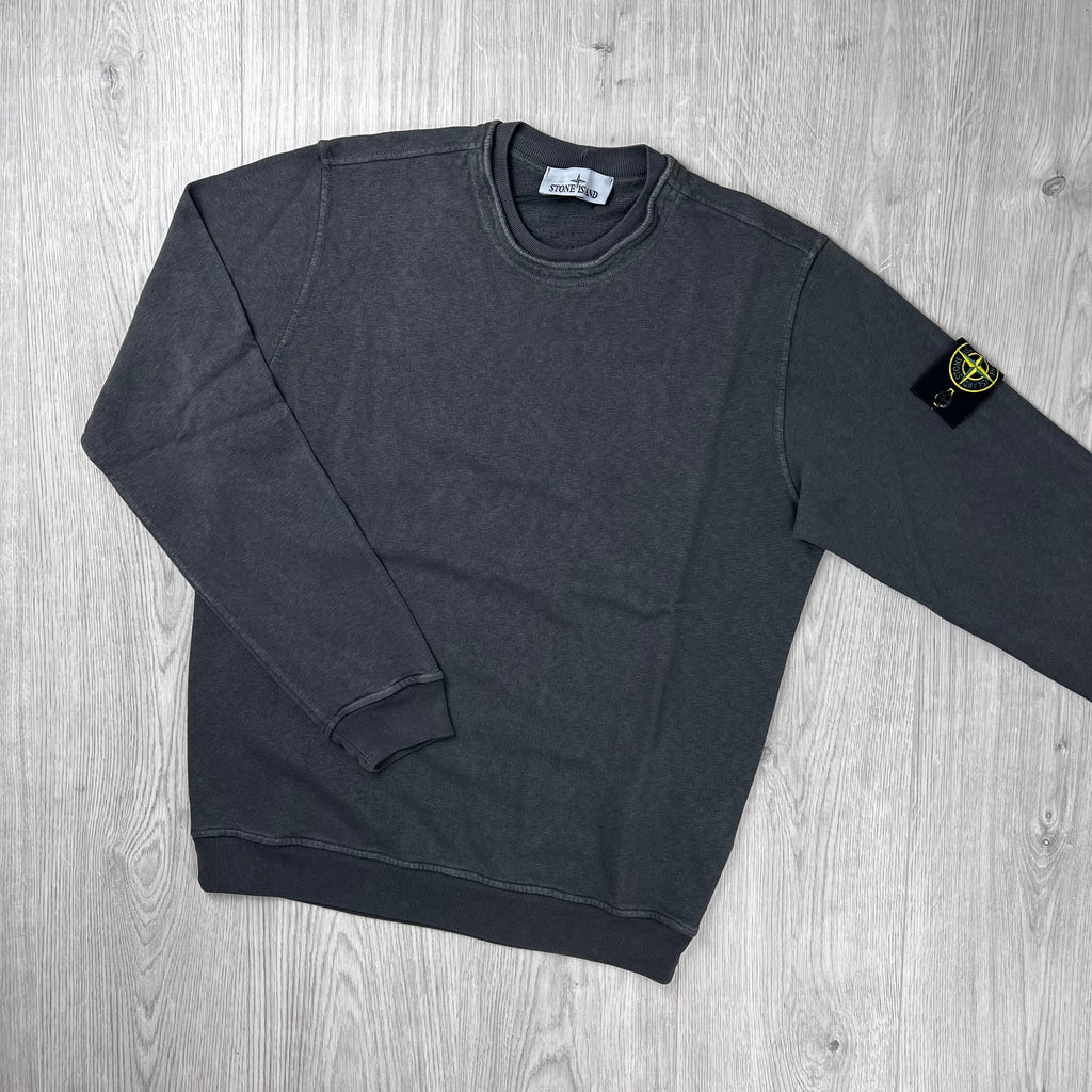 Stone Island Malife 'Old' Sweatshirt - Charcoal