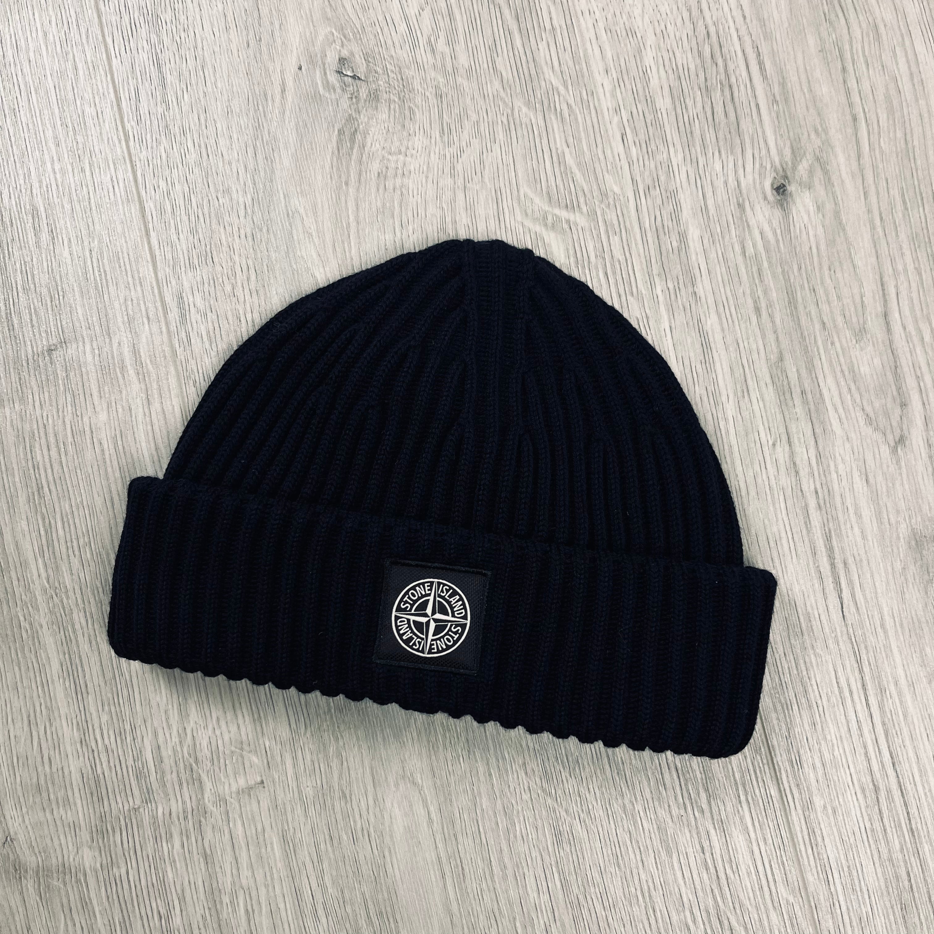 Stone Island Beanie - Navy