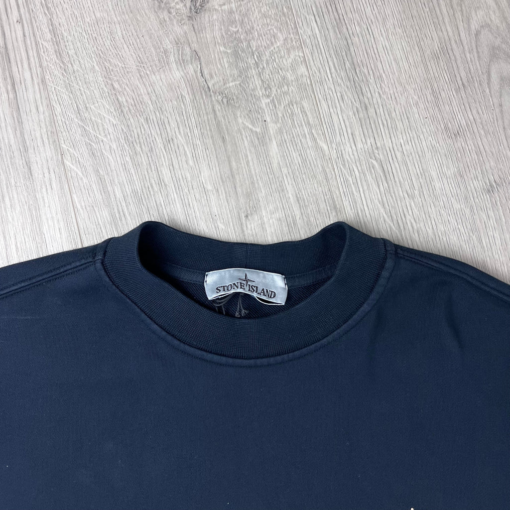 Stone Island Printed Sweatshirt - Navy