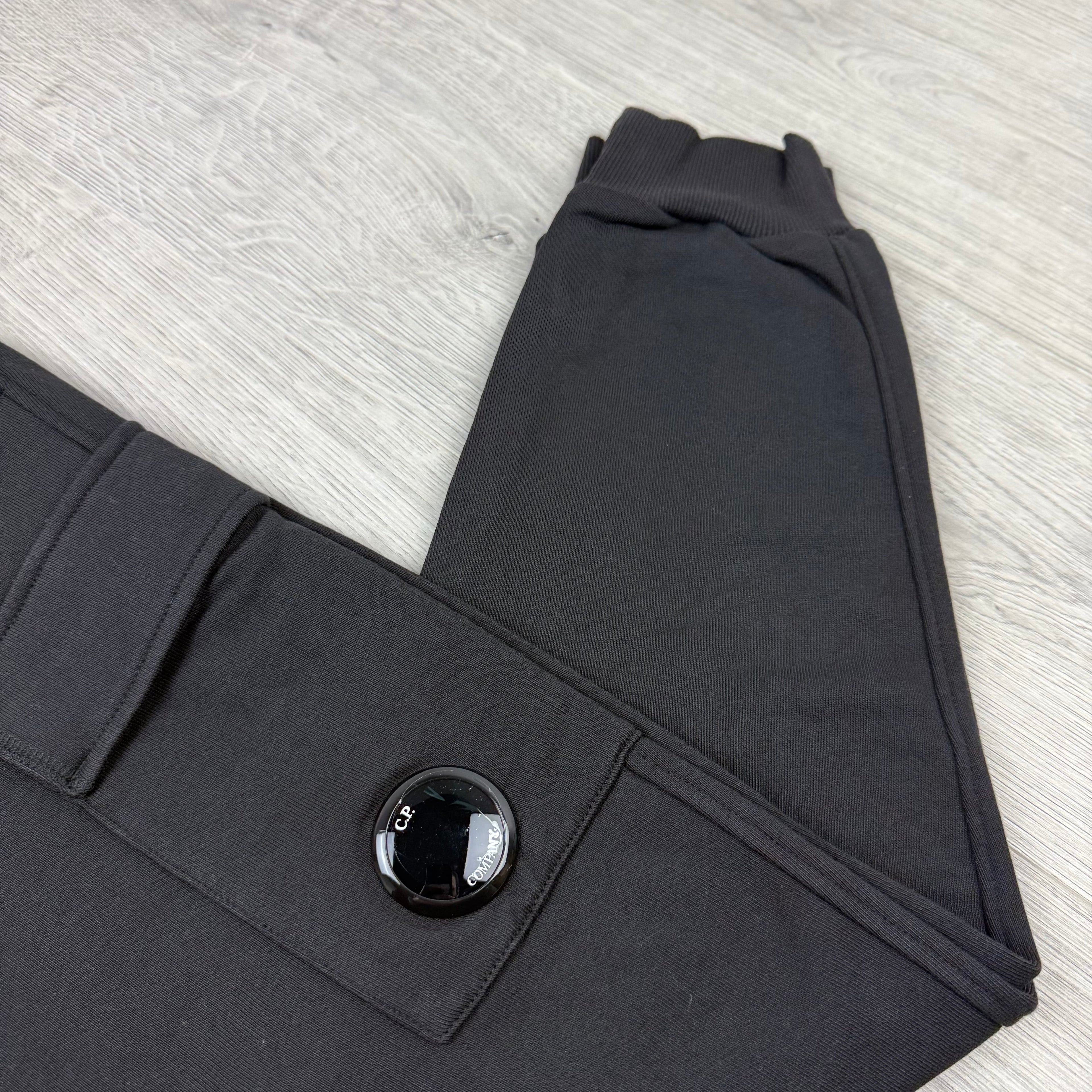 CP Company Raised Fleece Sweatpants - Black