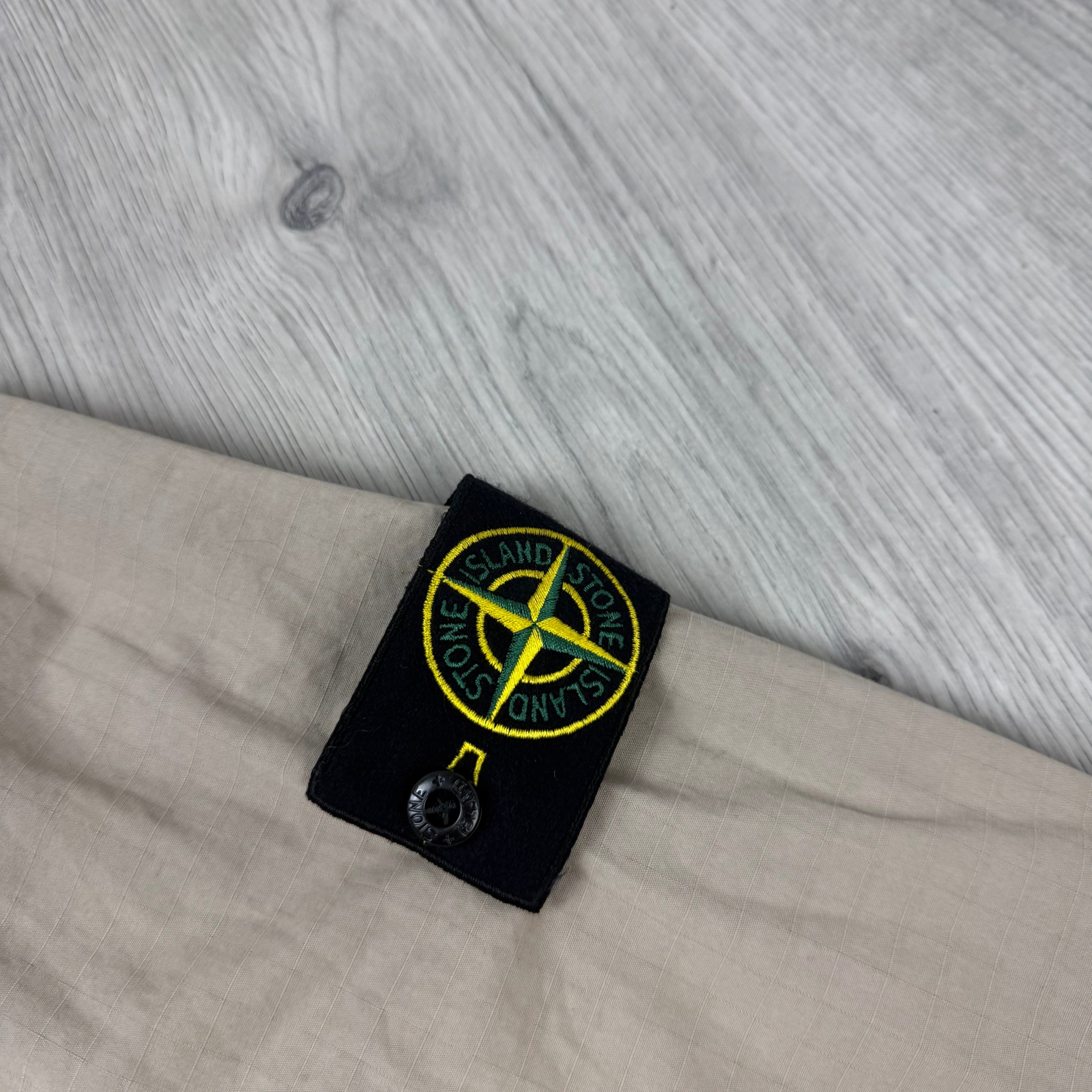 Stone Island Ripstop Zip Overshirt - Desert