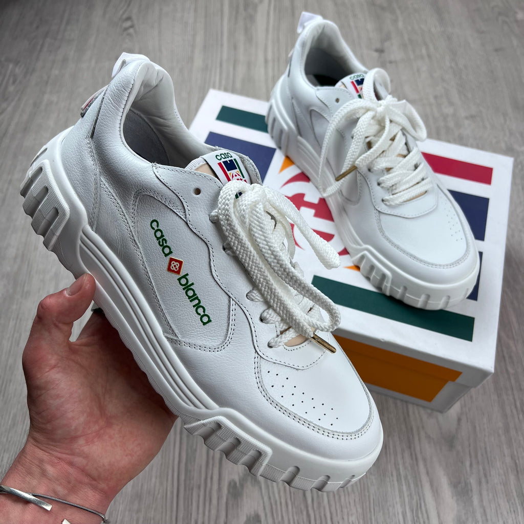 Casablanca Court Sneaker - White