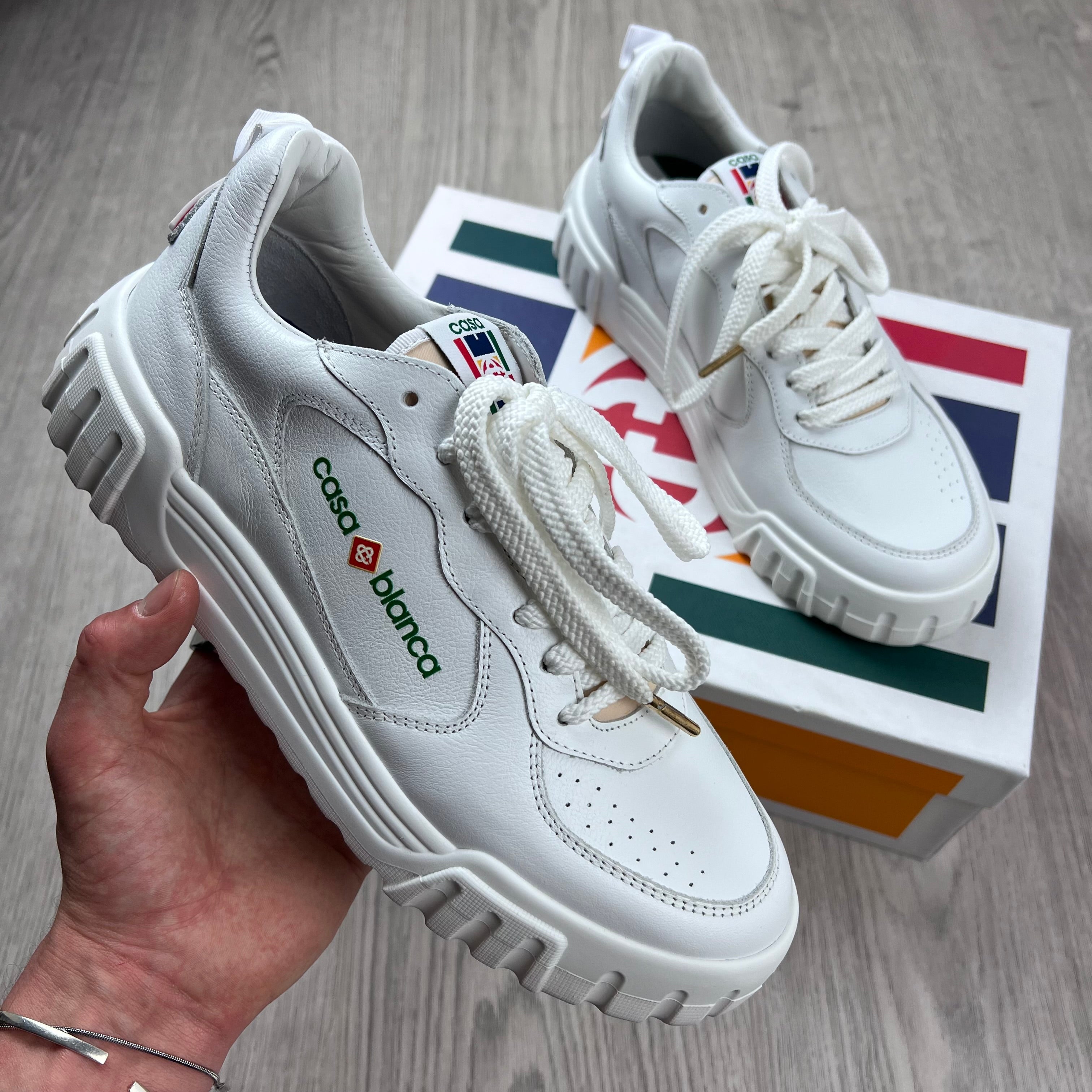Casablanca Court Sneaker - White