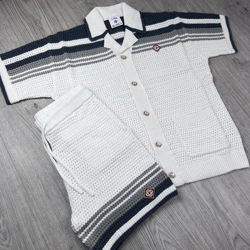 Casablanca Crochet Set - White