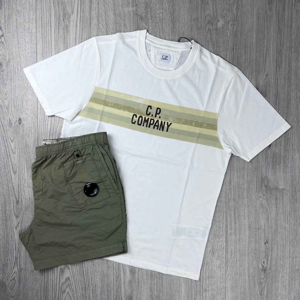 CP Company Holiday Set - White/Moss