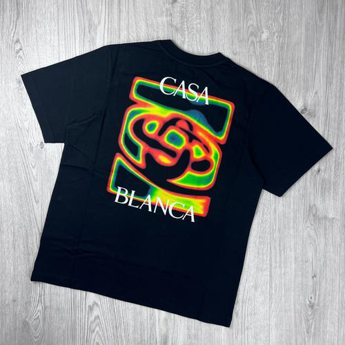 Casablanca 'Heat Map' T-Shirt - Black