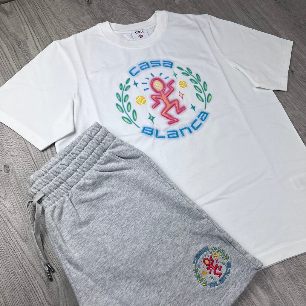 Casablanca 'Dance Joy' Set - White/Grey