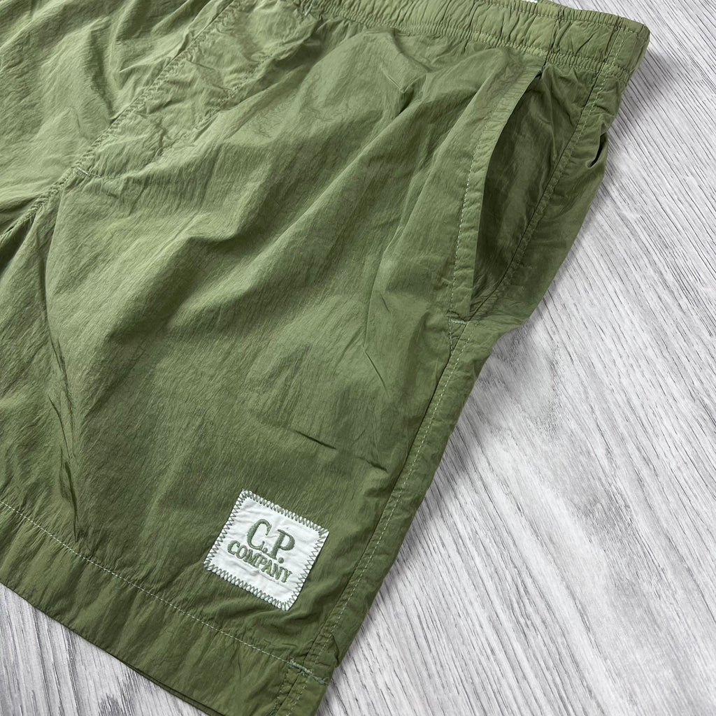 CP Company Chrome Swim Shorts - Moss Gray