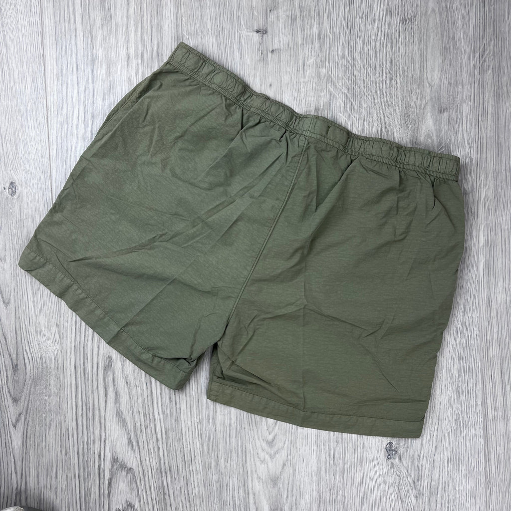 CP Company Lens Swim Shorts - Moss Gray
