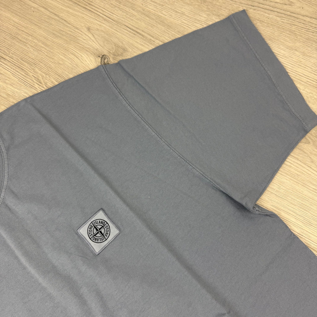 Stone Island Combed Organic Patch T-Shirt - Dark Blue