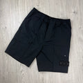 Stone Island Ghost Cargo Shorts - Black
