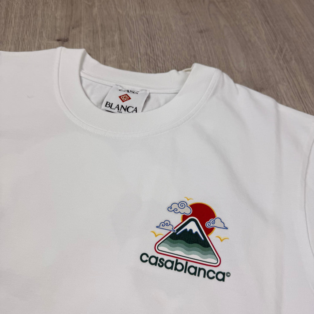 Casablanca 'Montagne Ondulee' T-Shirt - White