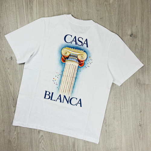 Casablanca Column T-Shirt - White