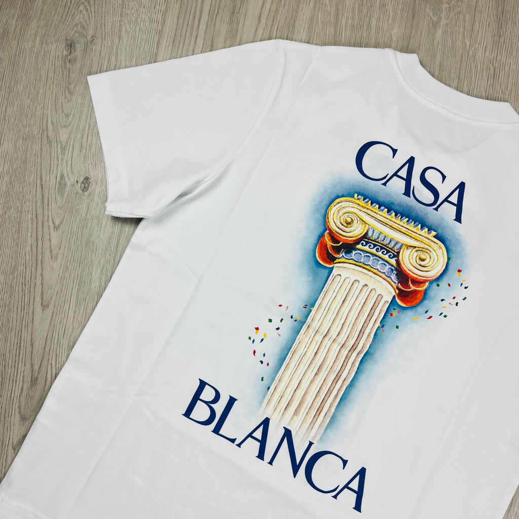 Casablanca Column T-Shirt - White